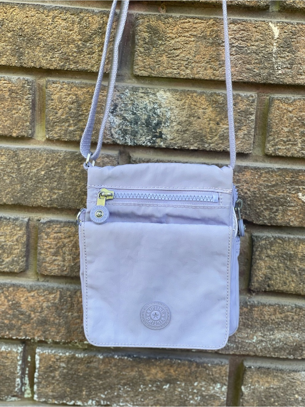 Kipling Lavender Crossbody Bag - Lilac Shoulder Pouch